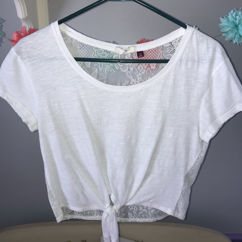 White Crop Top